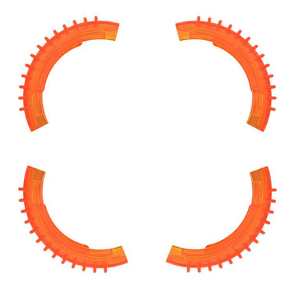 Anillos de parachoques de protección BRDRC 4 de paleta para DJI Avata 2 (naranja)