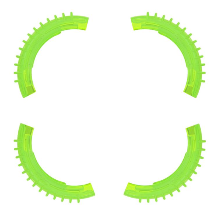 Anillos de parachoques de protección BRDRC 4 de paleta para DJI Avata 2 (verde)