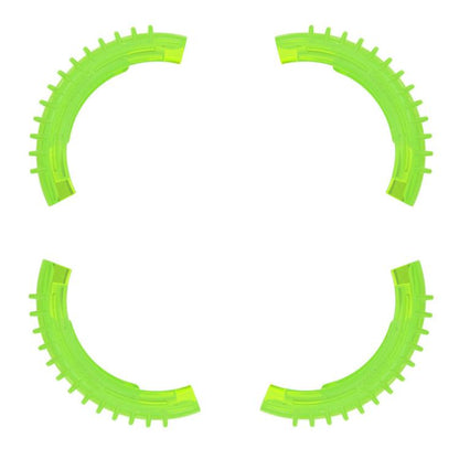 Anillos de parachoques de protección BRDRC 4 de paleta para DJI Avata 2 (verde)