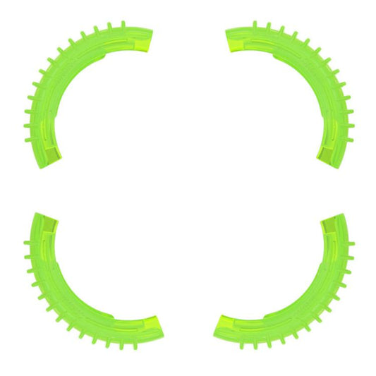 Anillos de parachoques de protección BRDRC 4 de paleta para DJI Avata 2 (verde)