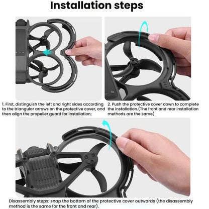 Protector de paleta integrado BRDRC para DJI Avata 2 (naranja) — imagen 13