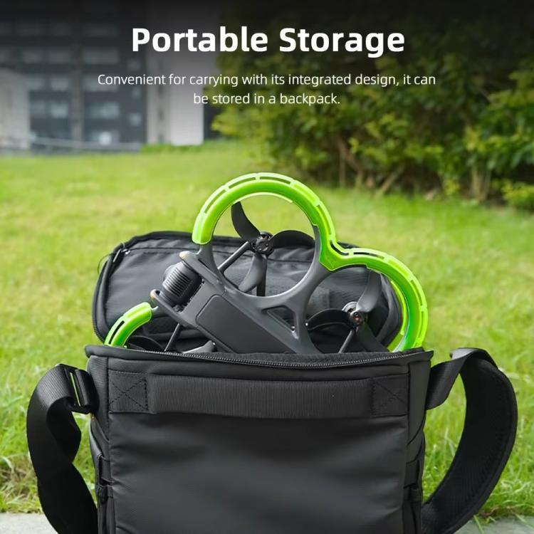 Anillo de parachoques de una BRDRC Protector de paleta integrado pieza para DJI Avata 2 (negro) — imagen 10