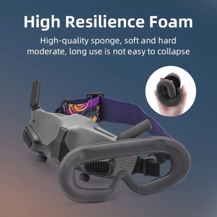 Protectores oculares para gafas de vuelo Goggles 2 BRDRC para DJI Avata (gris oscuro) — imagen 7