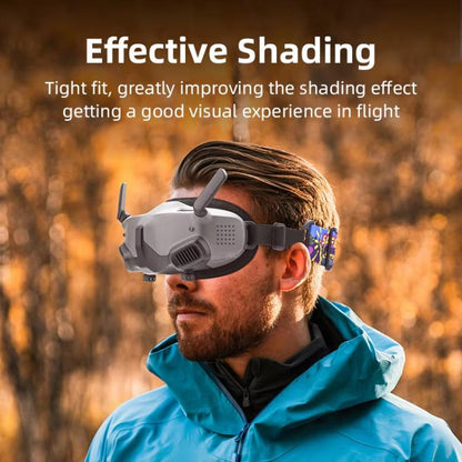 Protectores oculares para gafas de vuelo Goggles 2 BRDRC para DJI Avata (gris oscuro) — imagen 8
