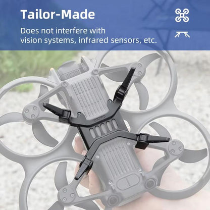 Pata de cabra protectora con estabilizador y tren de aterrizaje mejorado de altura plegable para DJI Avata 2 (naranja) — ima…