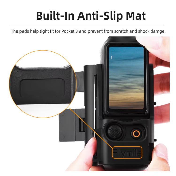 Juego de 4 piezas, soporte magnético, base fija, clip trasero, adaptador, bisel, accesorios para DJI Osmo Pocket 3 — imagen 5
