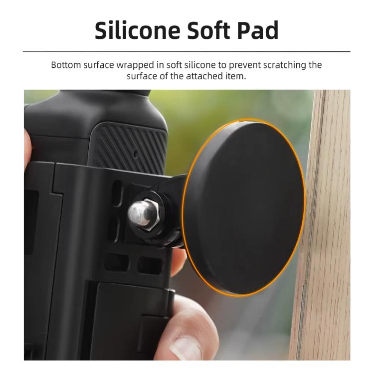 Juego de 4 piezas, soporte magnético, base fija, clip trasero, adaptador, bisel, accesorios para DJI Osmo Pocket 3 — imagen 7