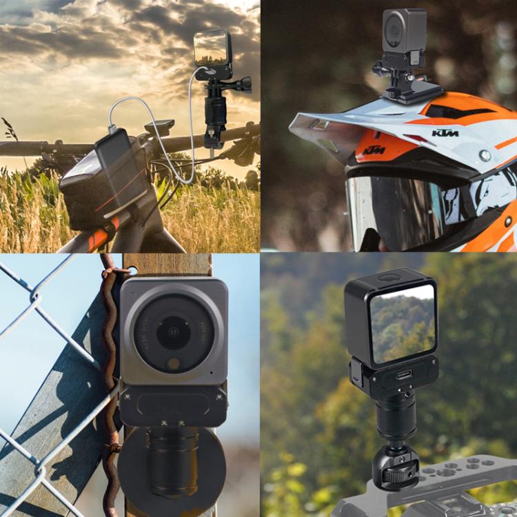 Base de carga magnética para cámara 2 con orificio de 1/4 de pulgada y Arri, especificación: solo base para DJI Osmo Action…