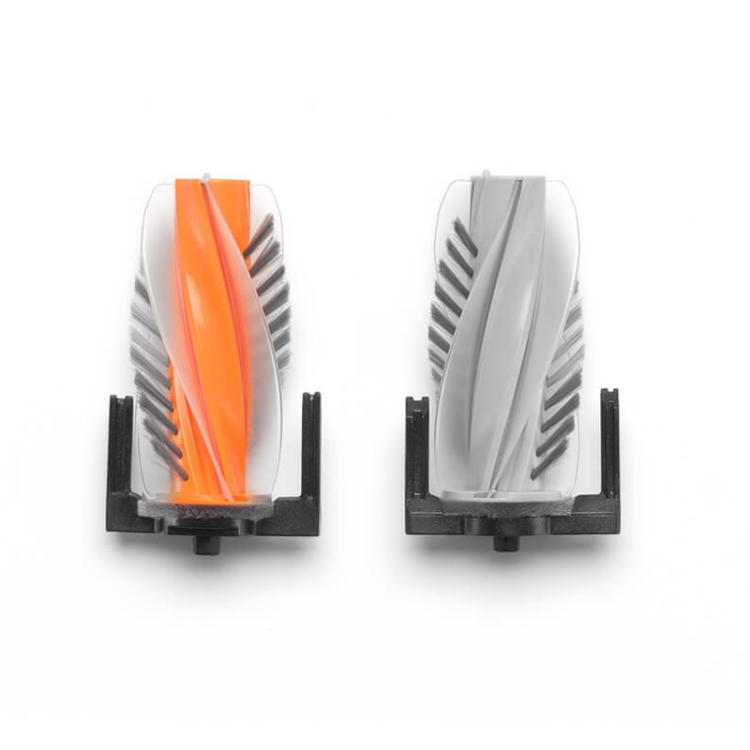 1 par de cepillos de rodillo integrados con pegamento para cabello ROMO P/A/S originales