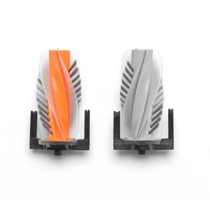 1 par de cepillos de rodillo integrados con pegamento para cabello ROMO P/A/S originales