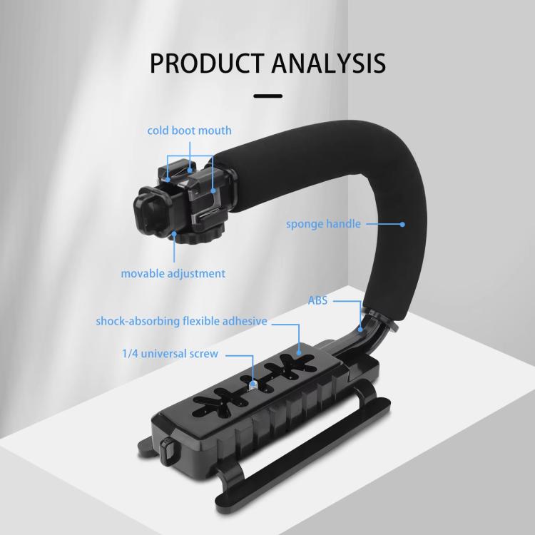 Kit estabilizador de mano en forma de U, videografía de bodas y vlogs diarios para DJI Flip — imagen 5
