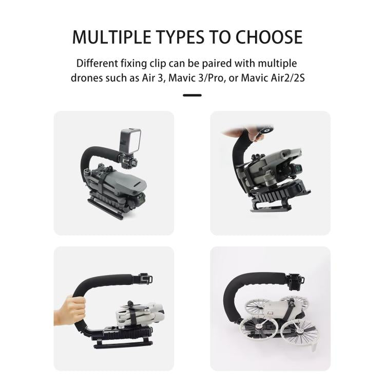 Kit estabilizador de mano en forma de U CQT, videografía de bodas y vlogs diarios para DJI Air 2S — imagen 7