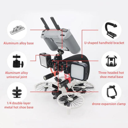 Kit estabilizador de mano en forma de U CQT, videografía de bodas y vlogs diarios para DJI Mavic 3 Pro — imagen 9