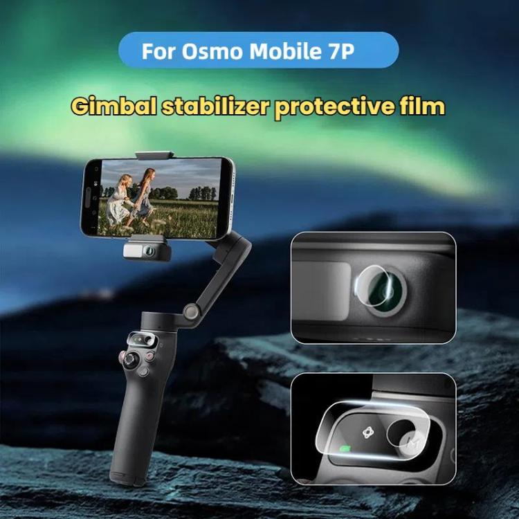 Mica protectora de pantalla estabilizadora, 2 juegos por paquete para DJI Osmo Mobile 7 — imagen 2