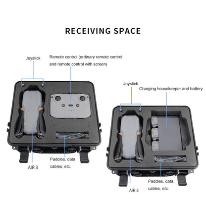 Caja de almacenamiento portátil para drones, impermeable y a prueba de golpes, caja de seguridad a prueba de explosiones par…