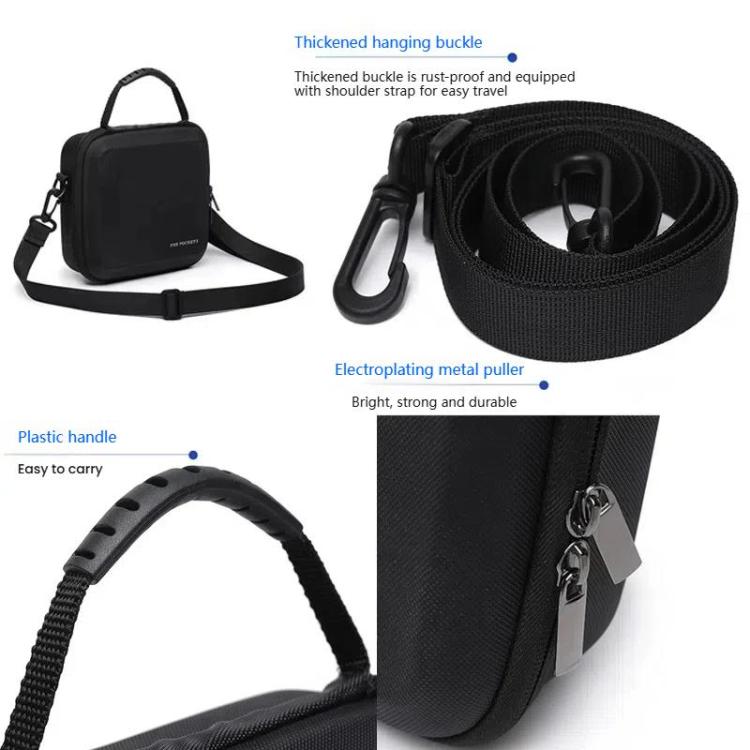 Bolsa de almacenamiento BKANO, kit organizador todo en uno, mochila portátil para DJI Osmo Pocket 3 (negro) — imagen 7