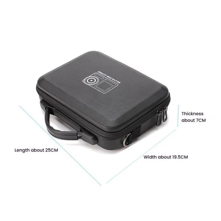 Bolsa de almacenamiento BKANO para cámara deportiva /4/5 Pro, funda protectora portátil para DJI Osmo Action 3 (negra) — ima…