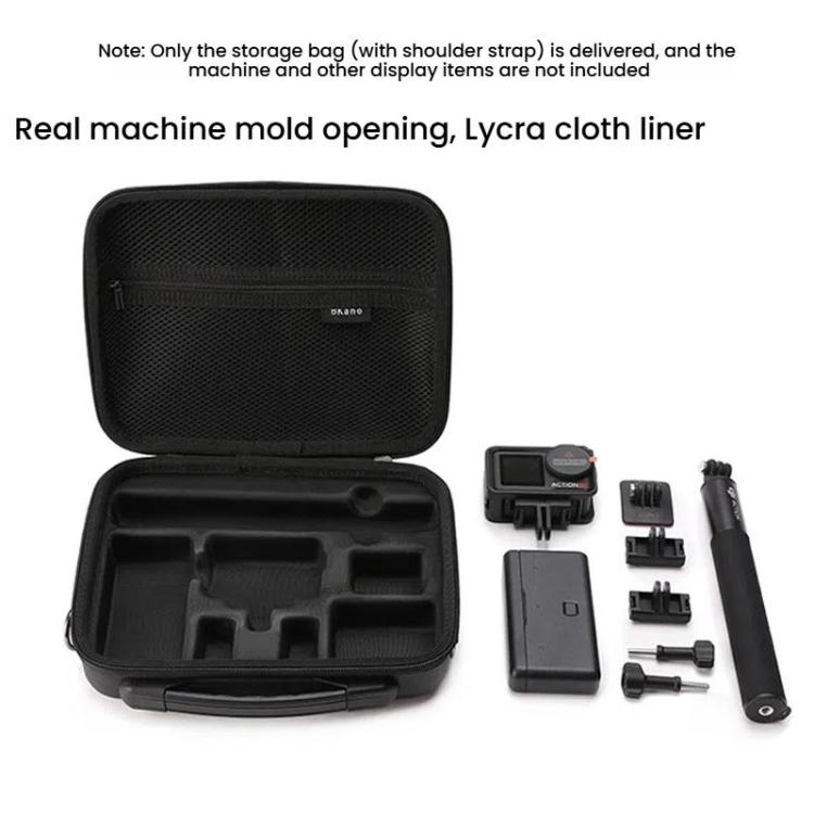 Bolsa de almacenamiento BKANO para cámara deportiva /4/5 Pro, funda protectora portátil para DJI Osmo Action 3 (negra) — ima…