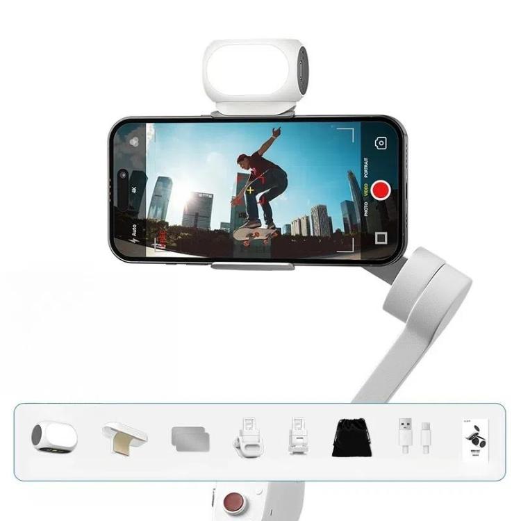 Juego de una Luz de relleno para estabilizador de cardán de mano /Zhiyun, lámpara LED magnética para fotografía, luz de rell…