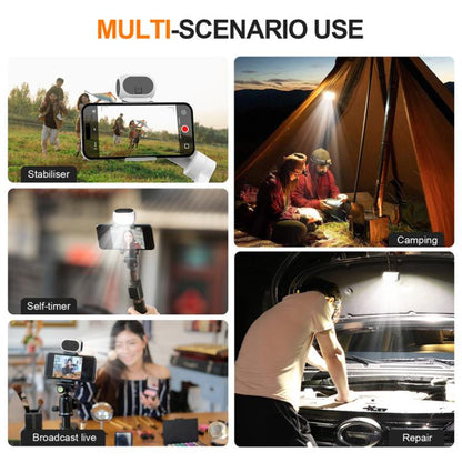 Juego de una Luz de relleno para estabilizador de cardán de mano /Zhiyun, lámpara LED magnética para fotografía, luz de rell…
