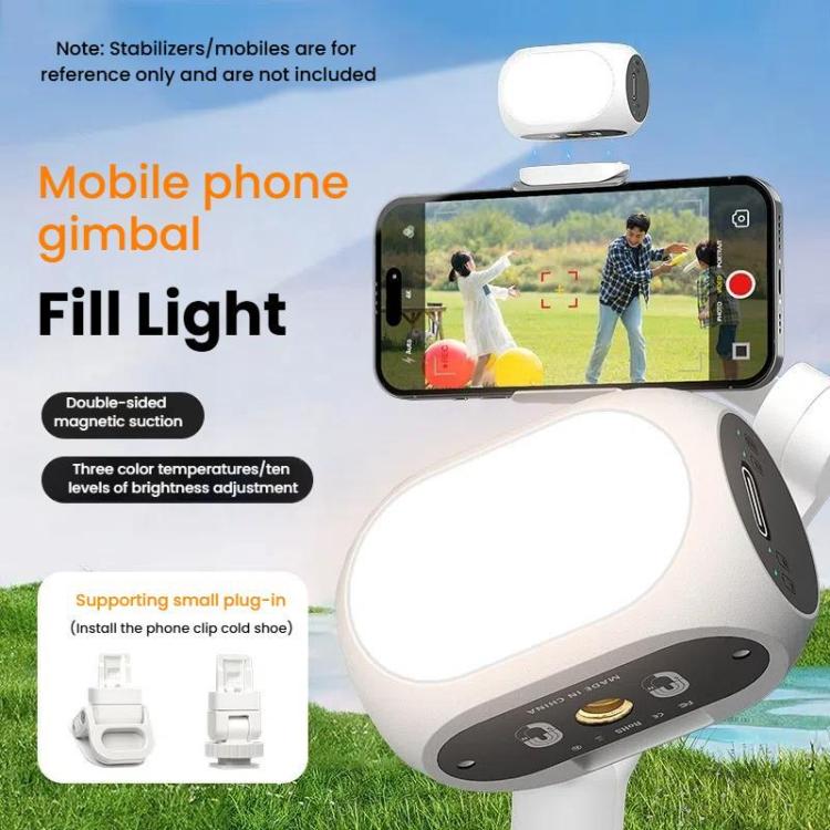 Luz de relleno para estabilizador de cardán de mano /Zhiyun, lámpara LED magnética para fotografía, luz de relleno para celu…