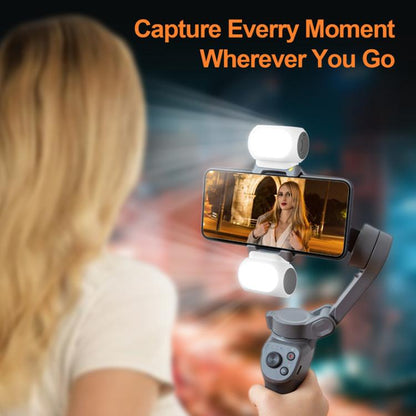 Luz de relleno para estabilizador de cardán de mano /Zhiyun, lámpara LED magnética para fotografía, luz de relleno para celu…