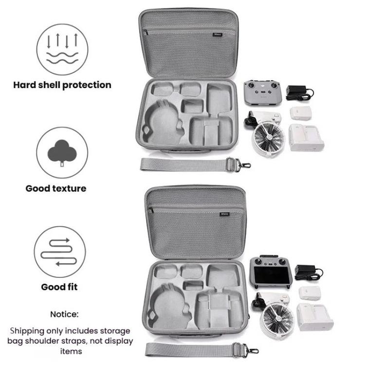Bolsa de almacenamiento BKANO, mochila con amortiguación para DJI Flip (para RC N3 normal) — imagen 4