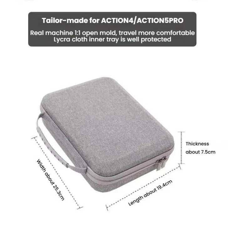 Bolsa BKANO - organizadora de almacenamiento para DJI Osmo Action 4 (gris) — imagen 4