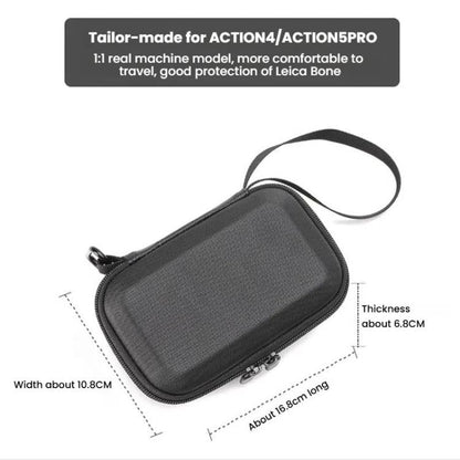 Bolsa de almacenamiento BKANO, bolso de mano para cámara deportiva para DJI Osmo Action 3 (negro) — imagen 4