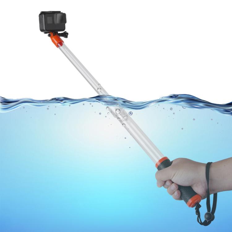Palo selfie impermeable TELESIN para GoPro HERO Serie, Serie y otras cámaras deportivas para DJI Osmo Action (transparente)…