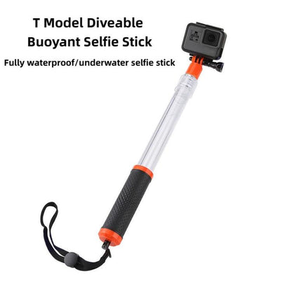 Palo selfie impermeable TELESIN para GoPro HERO Serie, Serie y otras cámaras deportivas para DJI Osmo Action (transparente)…