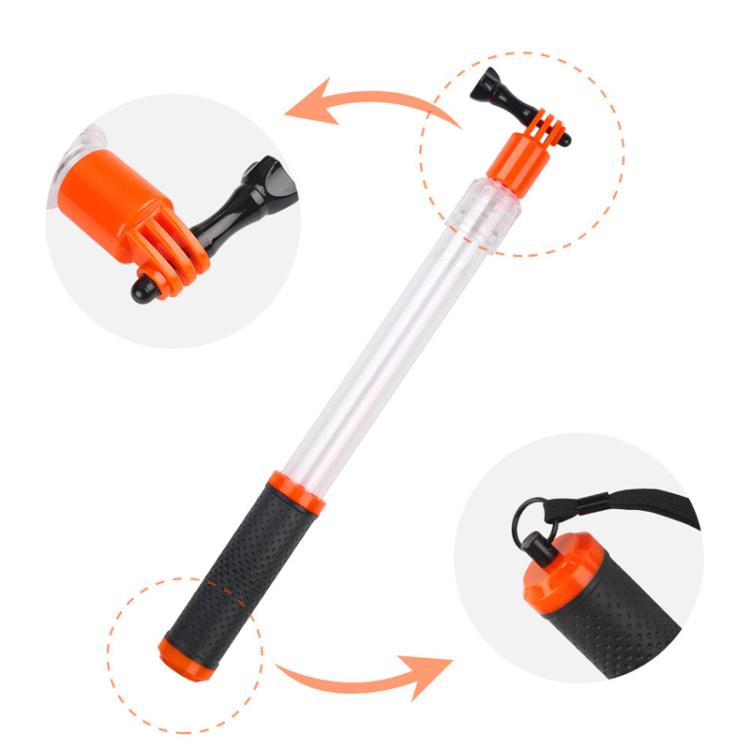 Palo selfie impermeable TELESIN para GoPro HERO Serie, Serie y otras cámaras deportivas para DJI Osmo Action (transparente)…