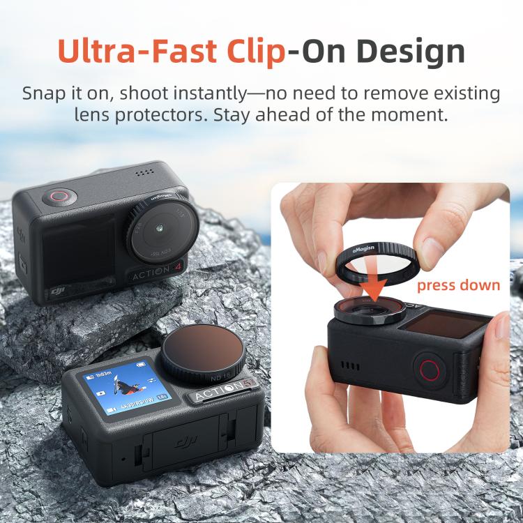 Filtro aMagisn, Especificaciones: CPL para DJI Osmo Action 5 — imagen 4