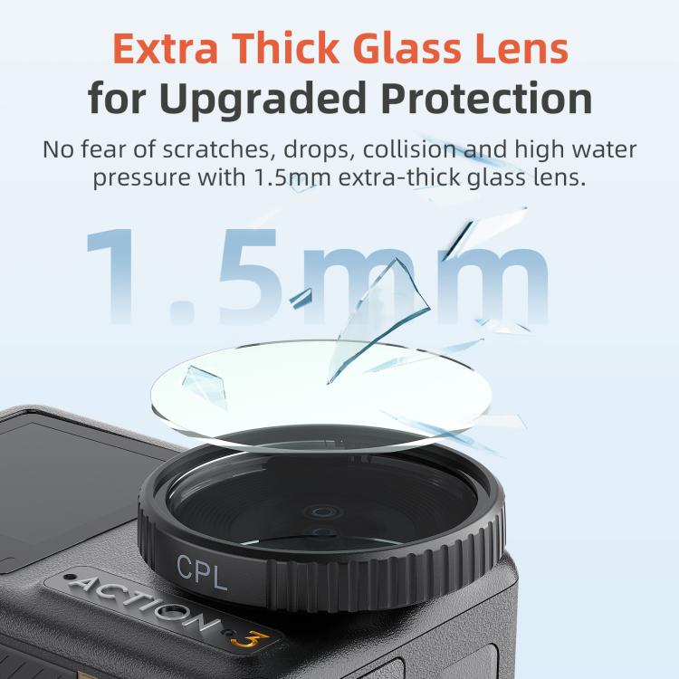 Filtro aMagisn, Especificaciones: ND8+16+32+64 para DJI Osmo Action 5 — imagen 6