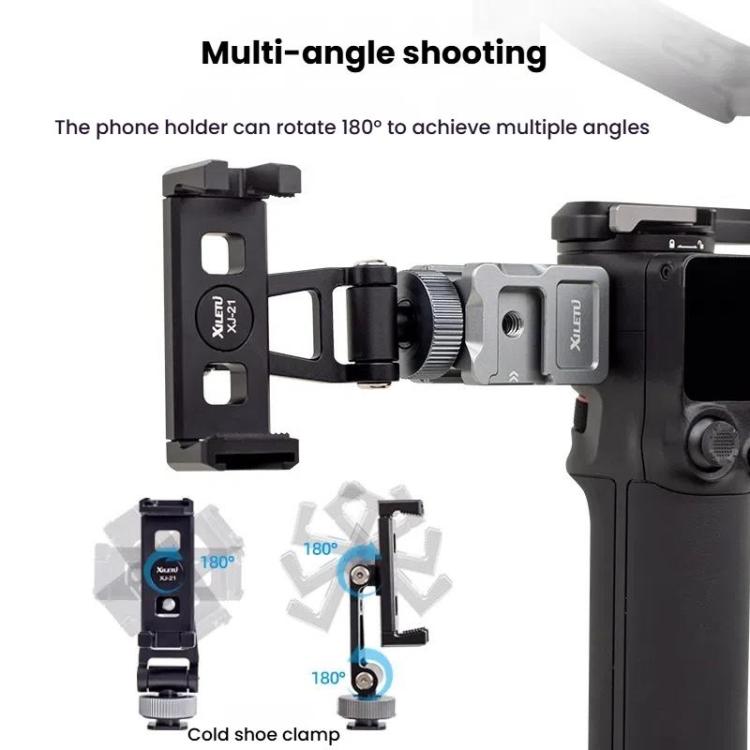 Adaptador de zapata fría con abrazadera NATO de liberación rápida XILETU para estabilizador de la serie Ronin para DJI RSC 2…