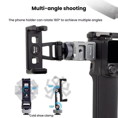 Adaptador de zapata fría con abrazadera NATO de liberación rápida XILETU para estabilizador de la serie Ronin para DJI RSC 2…