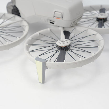 Soporte de refuerzo luminoso, plegable y desmontable, resistente a caídas y arañazos, 1 par de trípodes + adhesivo para DJI…