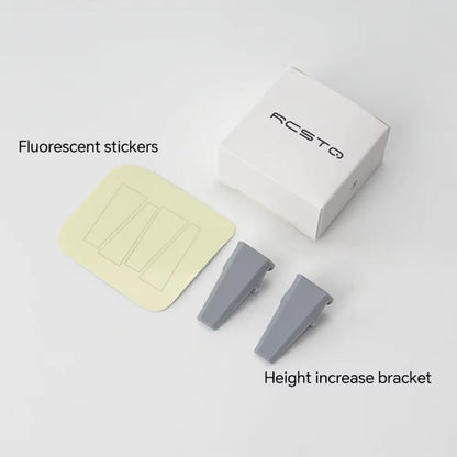 Soporte de refuerzo luminoso, plegable y desmontable, resistente a caídas y arañazos, 1 par de trípodes + adhesivo para DJI……