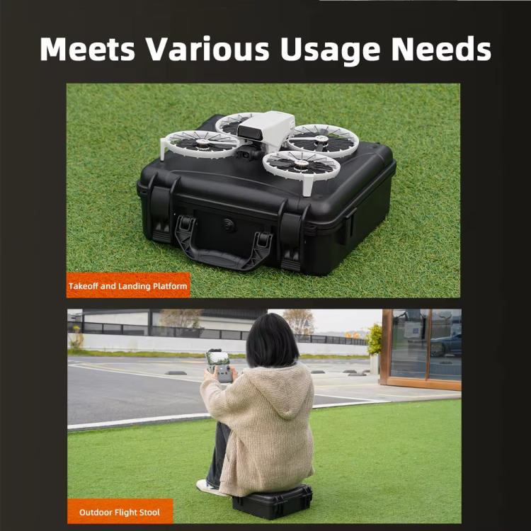 Estuche impermeable a prueba de explosiones, bolso bandolera para DJI Flip (negro) — imagen 11