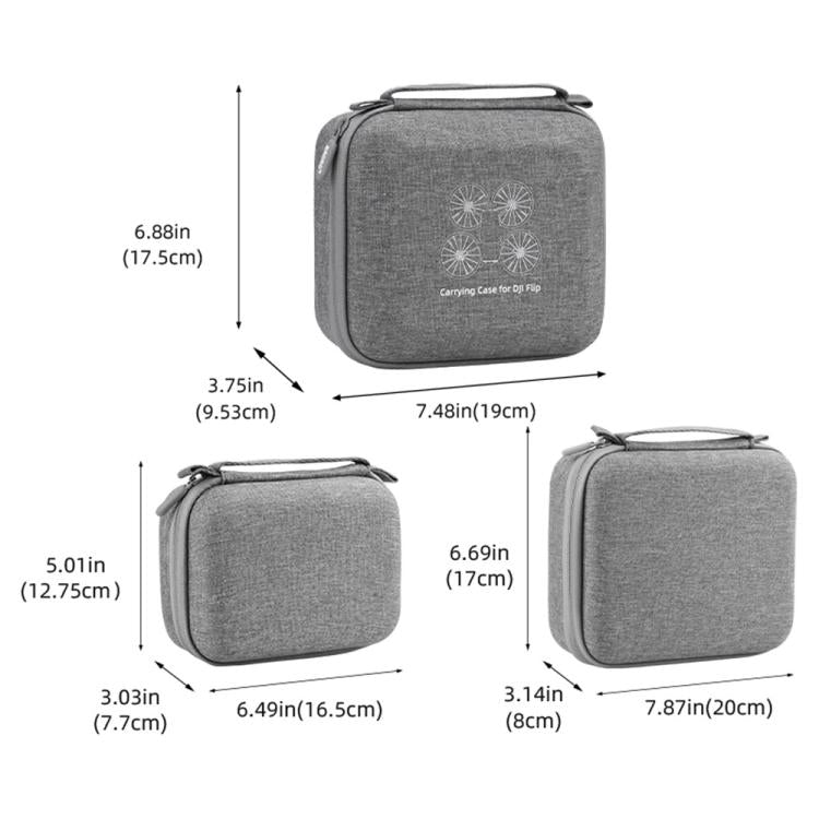 Bolsa organizadora portátil, Especificaciones: Bolsa de host + Bolsa RC2 para DJI Flip — imagen 3
