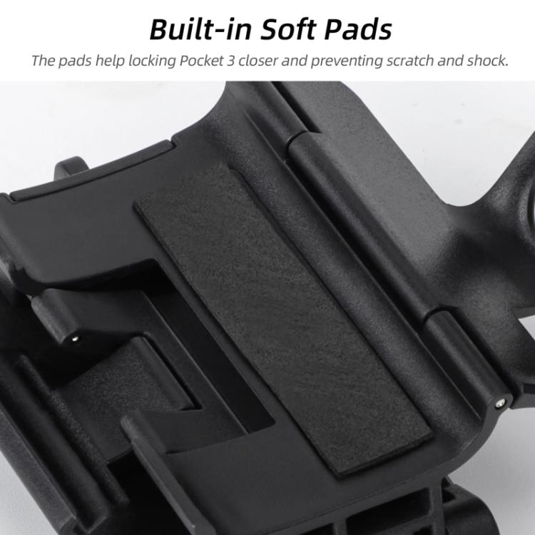 Base de soporte magnético ajustable con ángulo, accesorio multifuncional de escritorio para DJI Osmo Pocket 3 (negro) — imag…