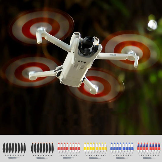Juego de 8 hélices 6030F para dron, con alas silenciosas y destornilladores, color naranja para DJI Mini 3 — imagen 2