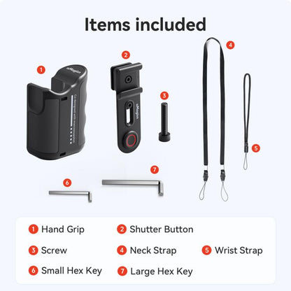 Kit de agarre aMagisn Xplorer para vlogging callejero, compatible con cámaras de acción Insta360, Action y GoPro Hero Serie…