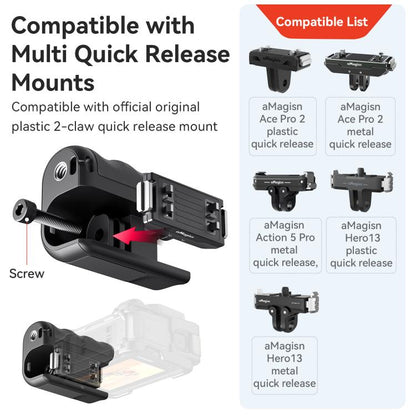 Kit de agarre aMagisn Xplorer para vlogging callejero, compatible con cámaras de acción Insta360, Action y GoPro Hero Serie…