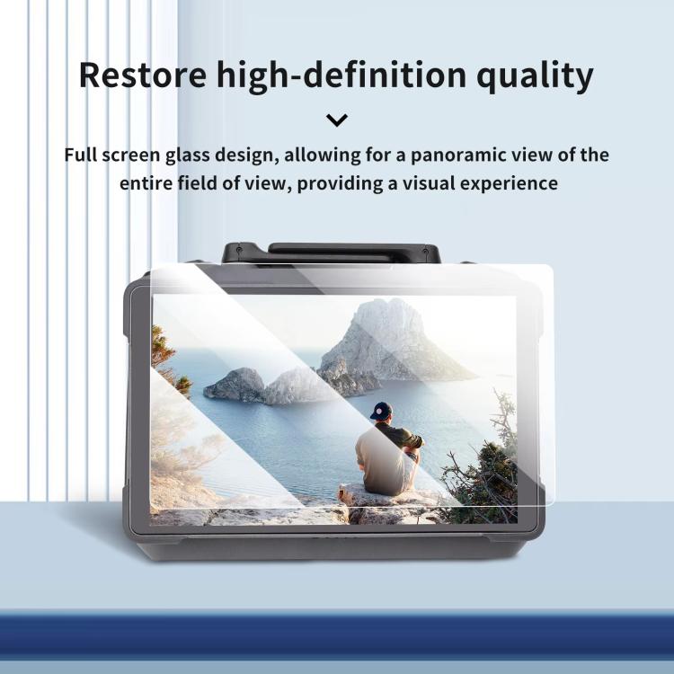 Protector de pantalla de vidrio templado CQT para control remoto RC Pro 2 (2 unidades/paquete) — imagen 3