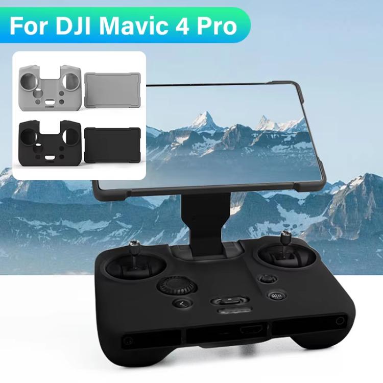 Funda de silicona para control remoto RC Pro 2, cubierta protectora de pantalla y cuerpo (gris) — imagen 2