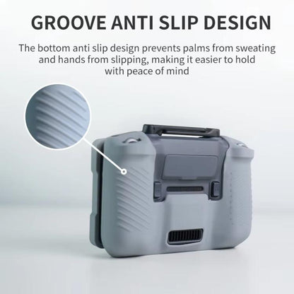 Funda de silicona para control remoto RC Pro 2, cubierta protectora de pantalla y cuerpo (negra) — imagen 4