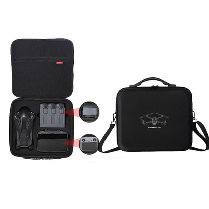 Estuche de transporte duradero de PU para DJI Mavic 4 Pro (negro)