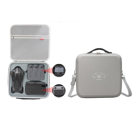 Estuche de transporte duradero de PU para DJI Mavic 4 Pro (gris)