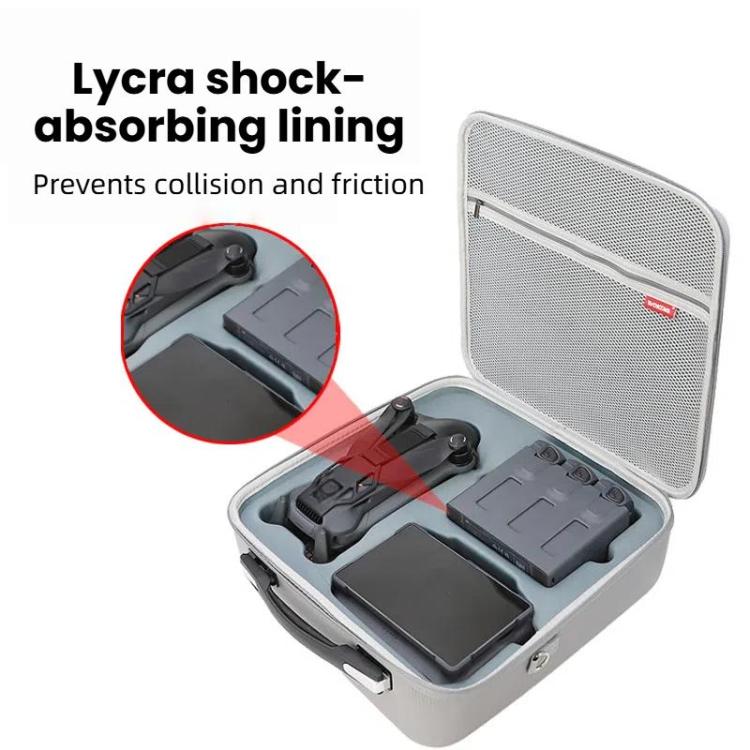 Estuche de transporte duradero de PU para DJI Mavic 4 Pro (negro) — imagen 4